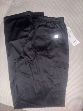 Butter Men's Black Cargo Pants with Elastic Waist